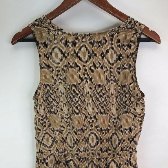 John Robshaw For Lucky Brand Size XS 100% Silk Dre - Picture 5 of 6